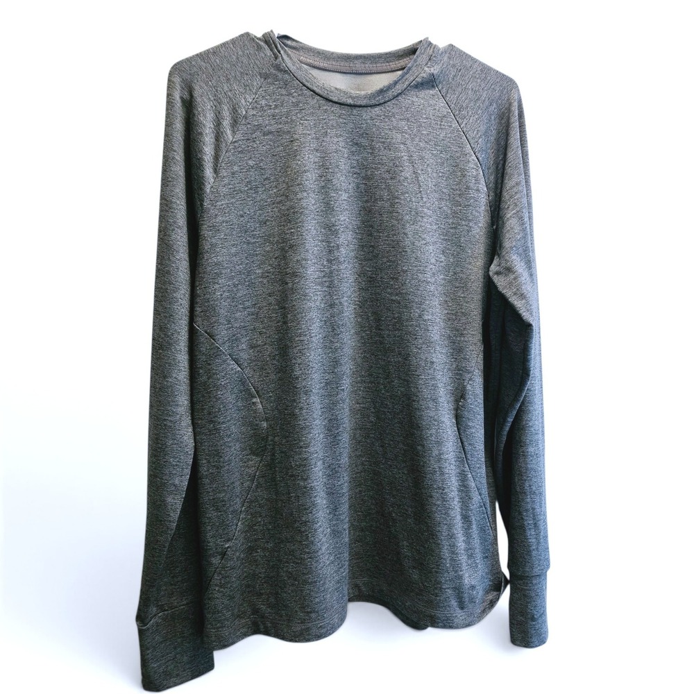Nike Pro Dri-FIT Long Sleeve Training Top Women's XL Gray HeatherThumbholes